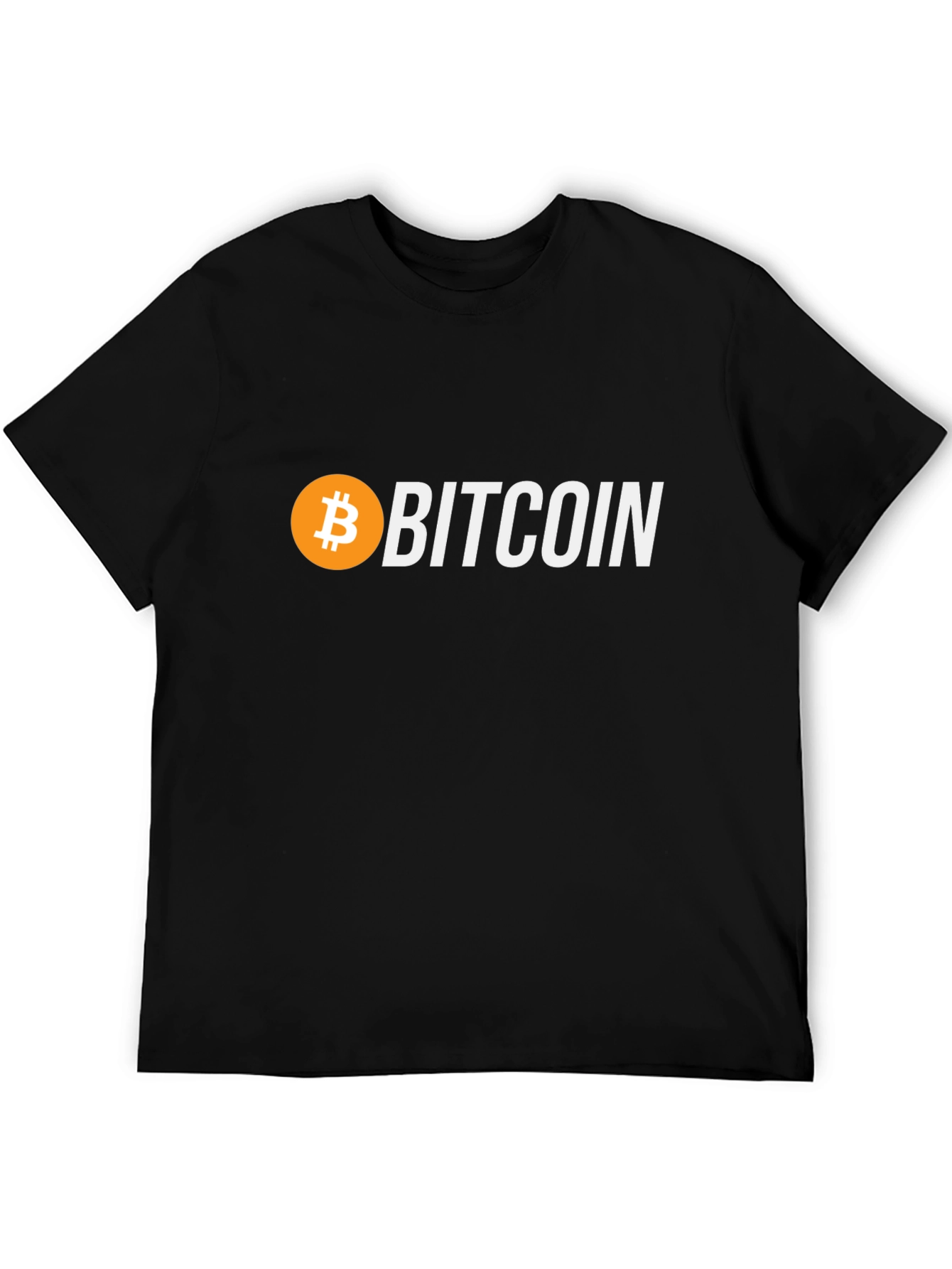 Bitcoin Cryptocurrency Black T-Shirt