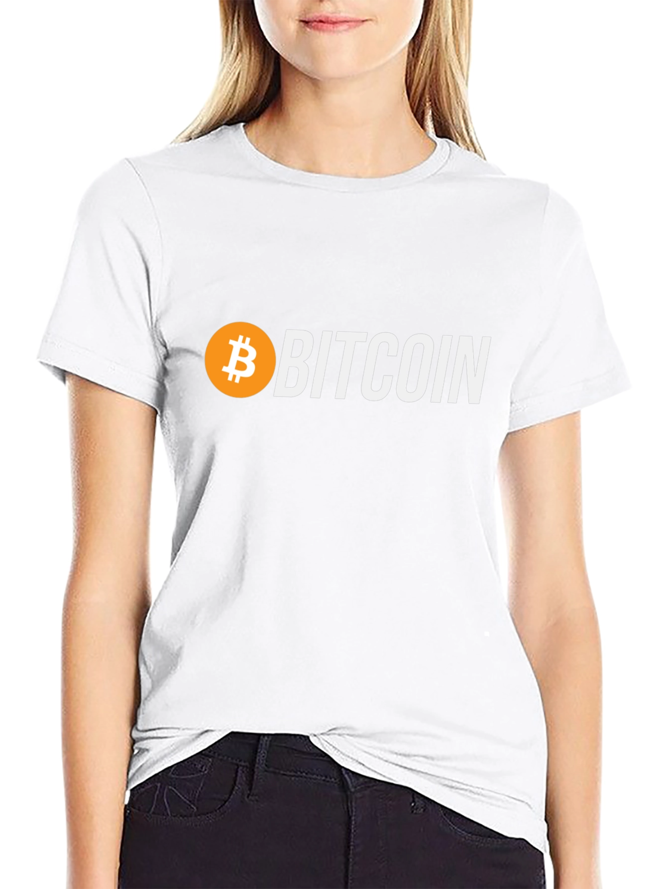 Bitcoin Cryptocurrency Black T-Shirt