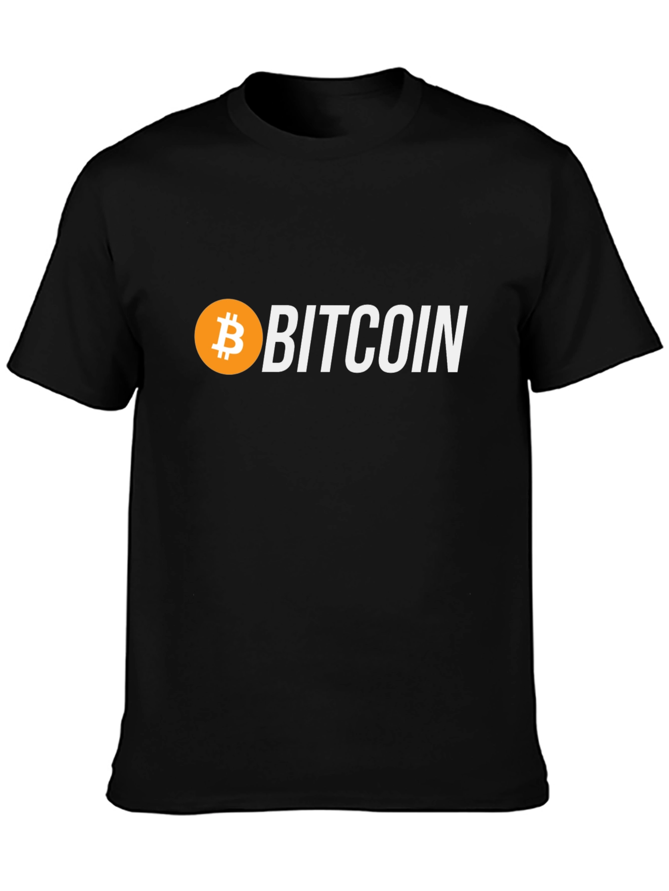 Bitcoin Cryptocurrency Black T-Shirt