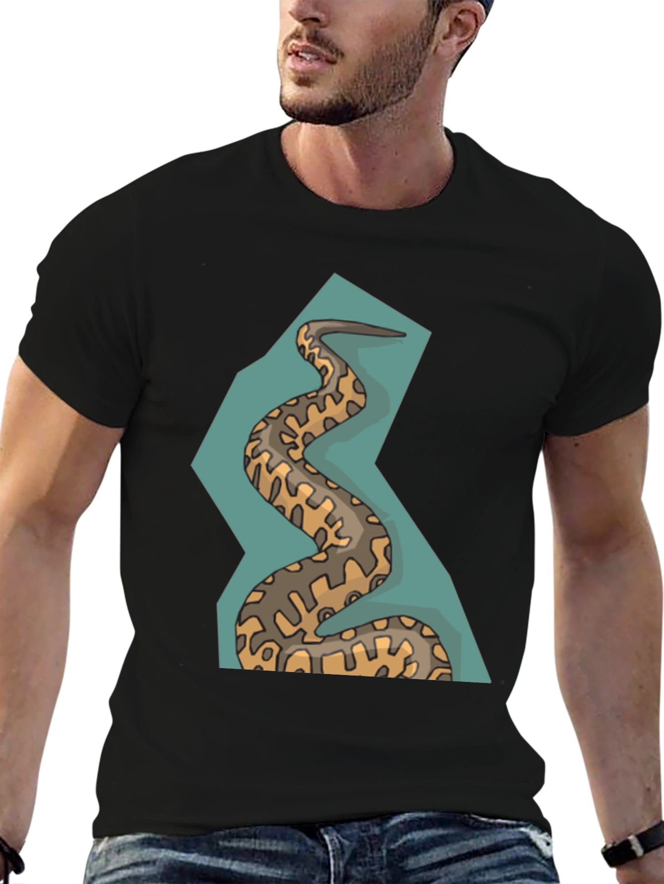 Snake Graphic Tee - Unique Design Stylish Comfort