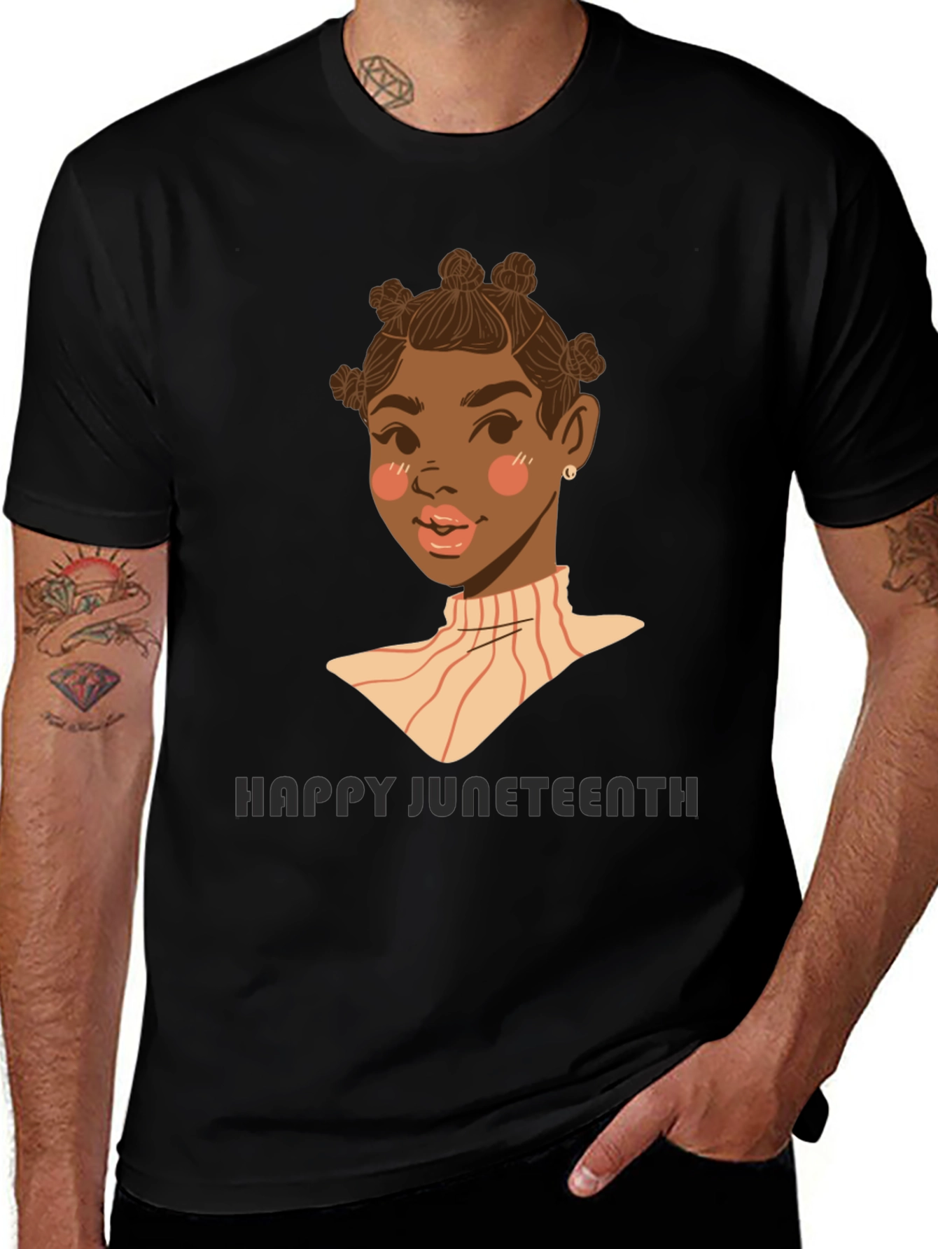 Juneteenth Celebration Tee - Woman Portrait