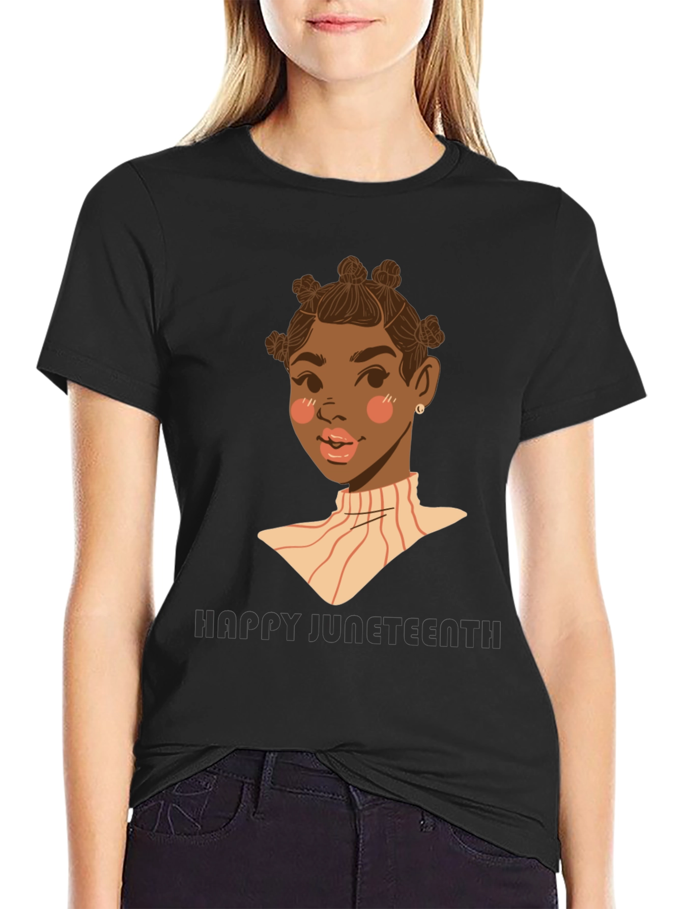 Juneteenth Celebration Tee - Woman Portrait