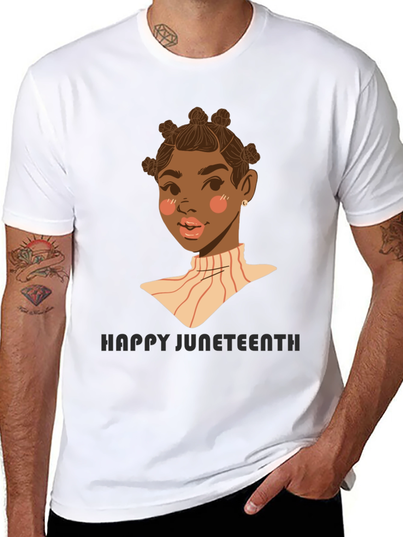 Juneteenth Celebration Tee - Woman Portrait
