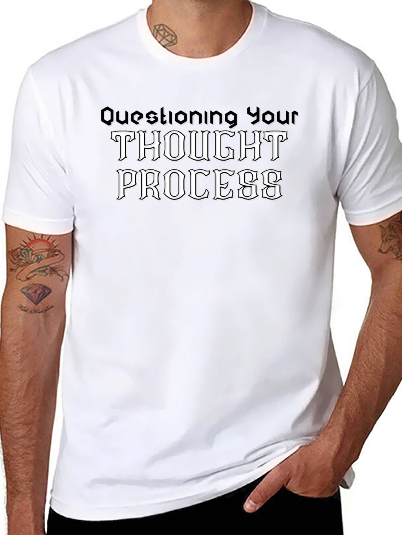 Questioning Thought Process Graphic Tee