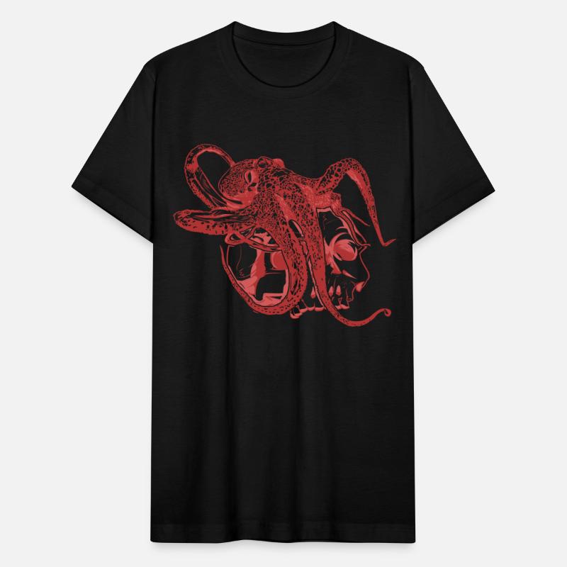 Octopus kraken on a skull gift