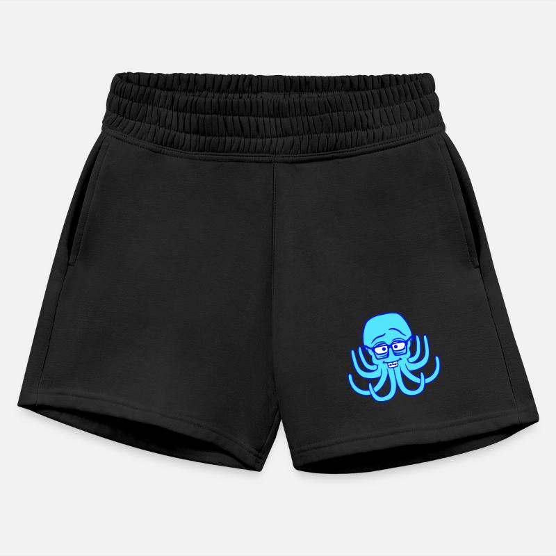 Octopus nerd geek horn-rimmed glasses smart cool