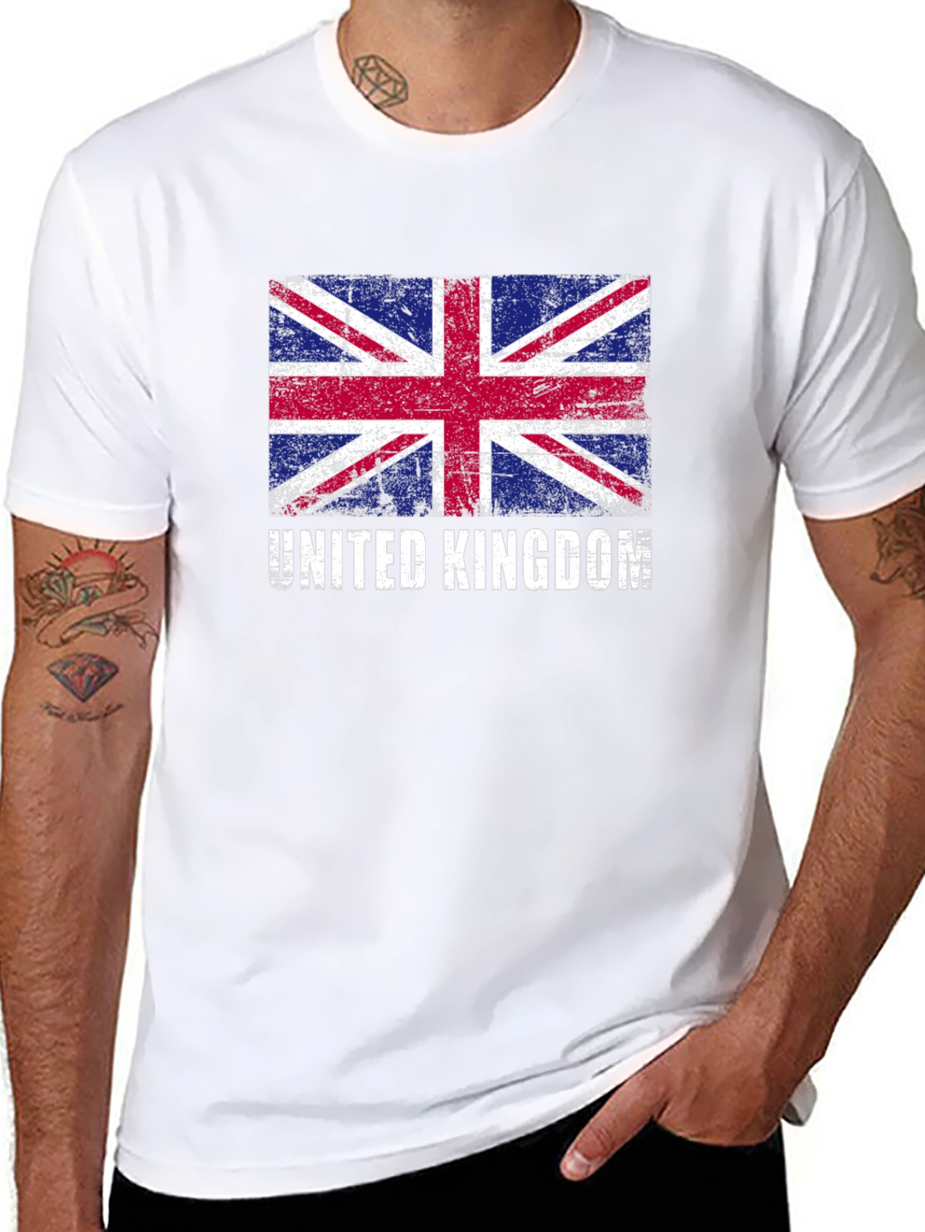 United Kingdom Flag Graphic T-Shirt