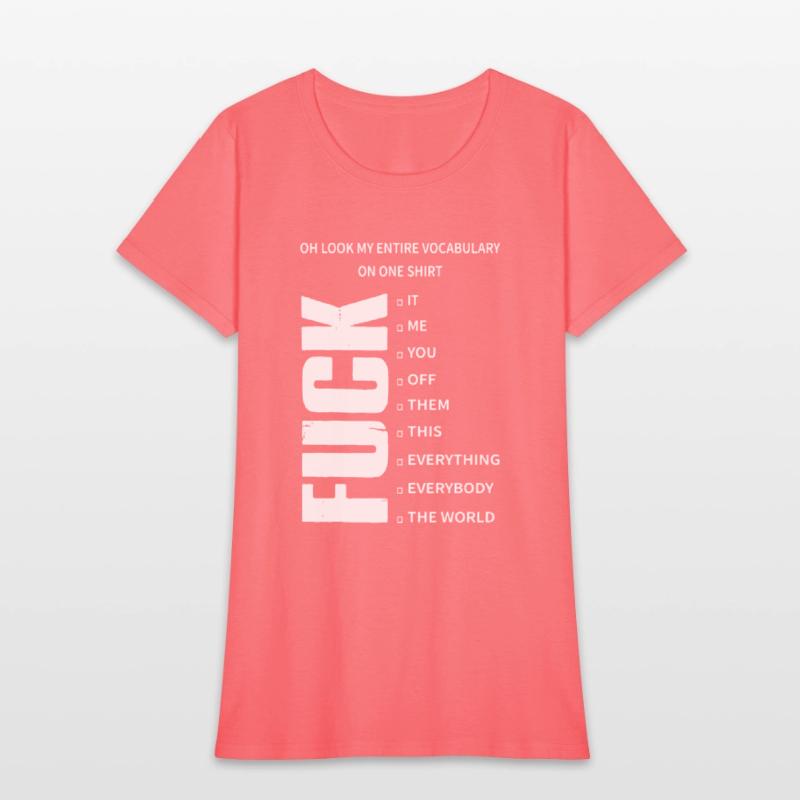 oh look my entire covabulary on one shirt it me yo