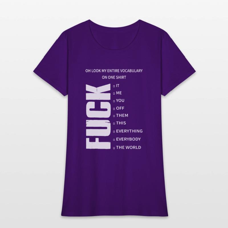 oh look my entire covabulary on one shirt it me yo