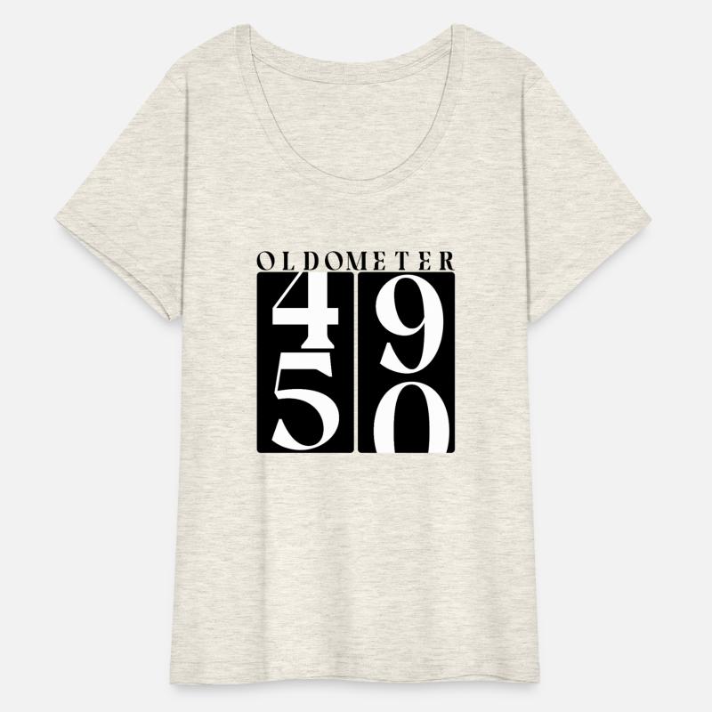 Oldometer 49 to 50 Funny Birthday Design