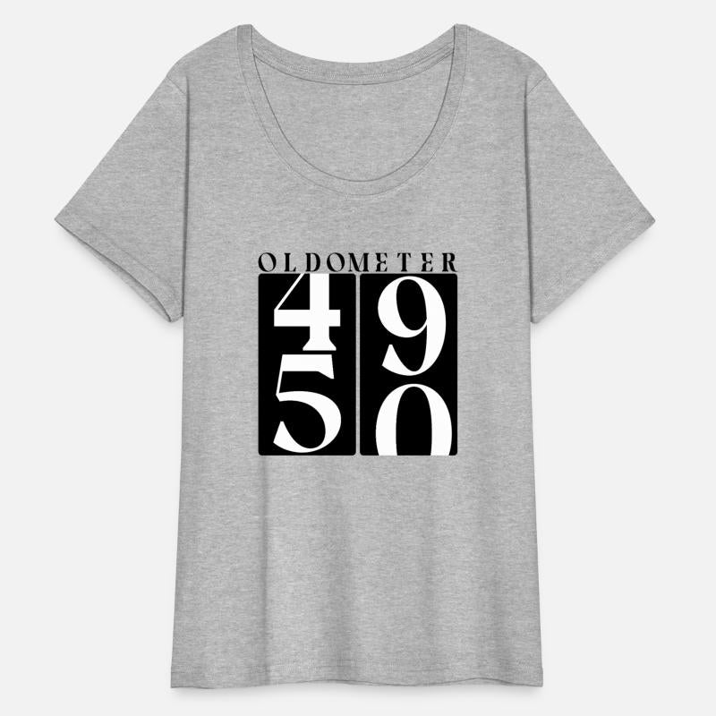 Oldometer 49 to 50 Funny Birthday Design