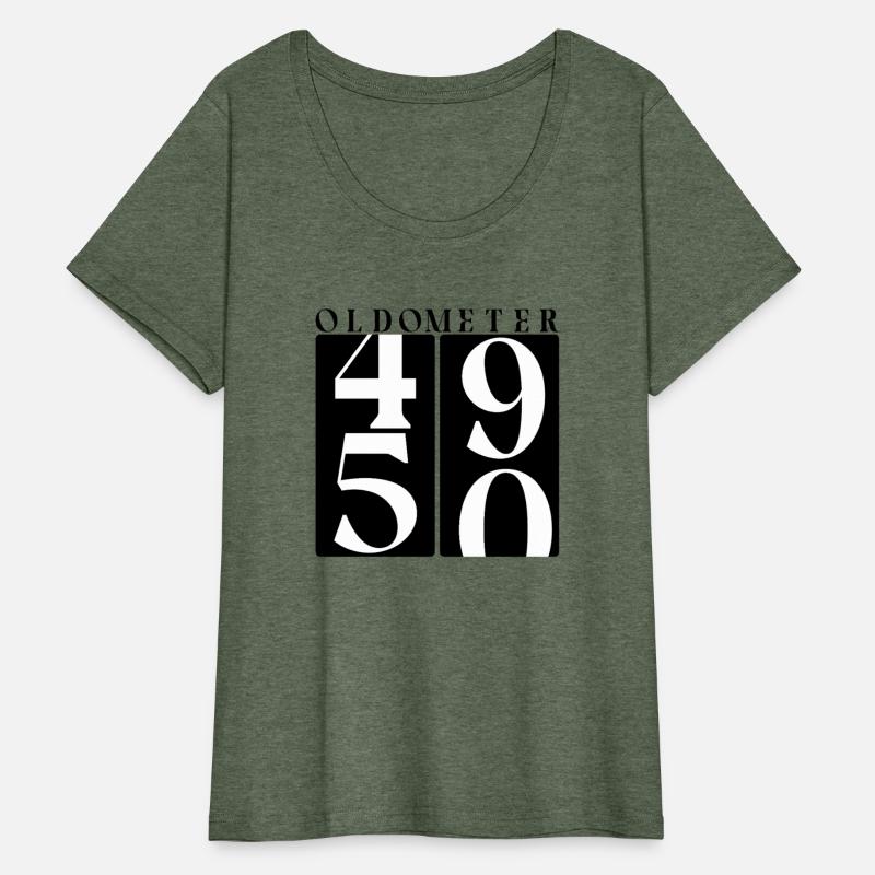 Oldometer 49 to 50 Funny Birthday Design