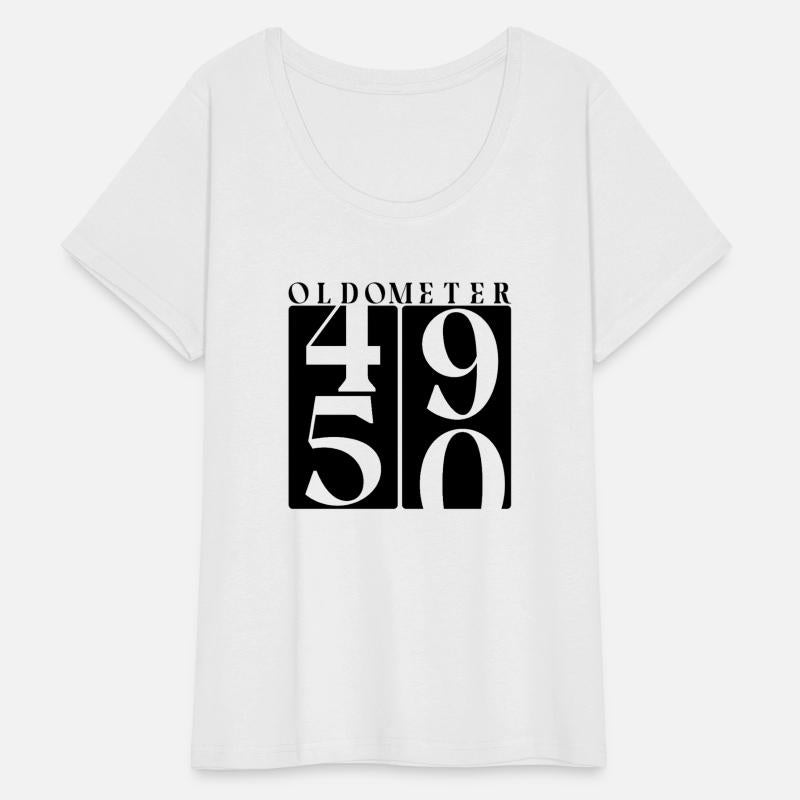 Oldometer 49 to 50 Funny Birthday Design