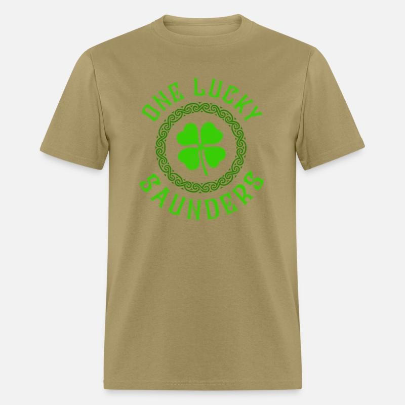 One Lucky Saunders Irish Family Four Leaf Clover