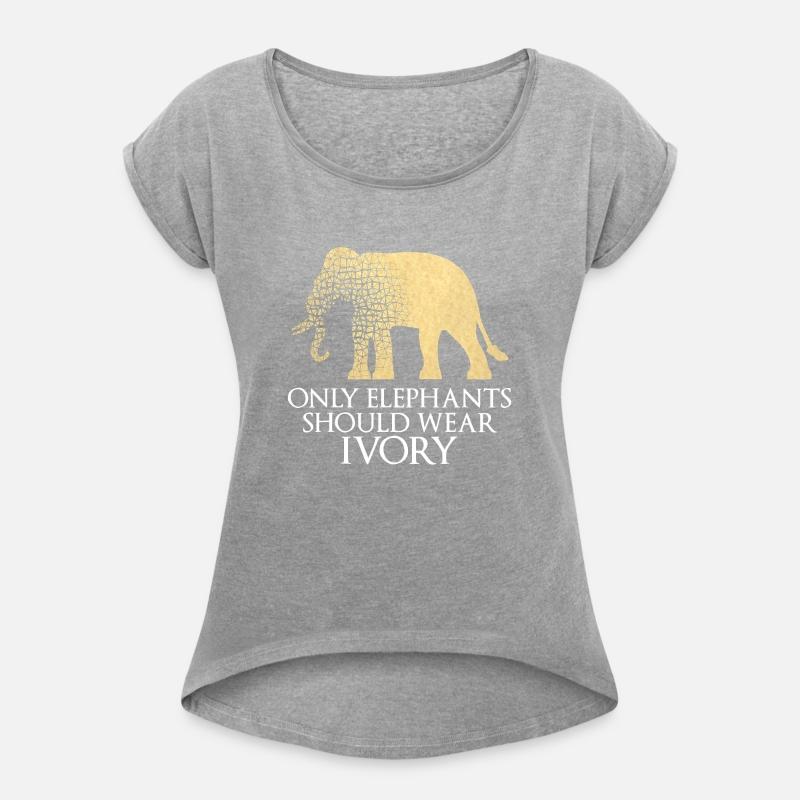 Only Elephants Should Wear Ivory Save T shirt Supp