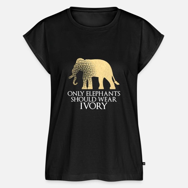 Only Elephants Should Wear Ivory Save T shirt Supp