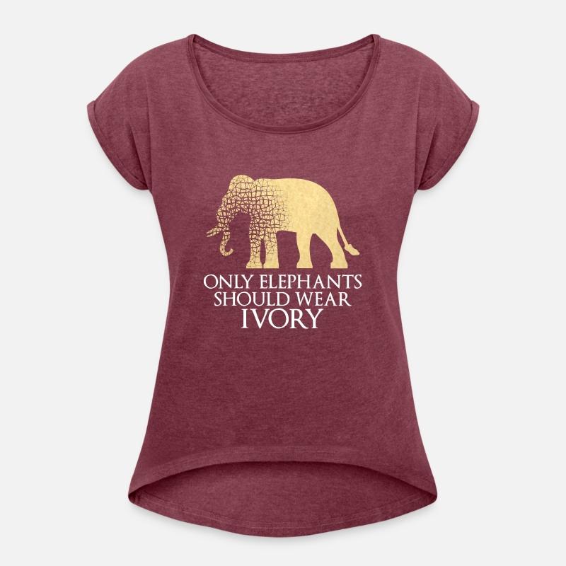 Only Elephants Should Wear Ivory Save T shirt Supp