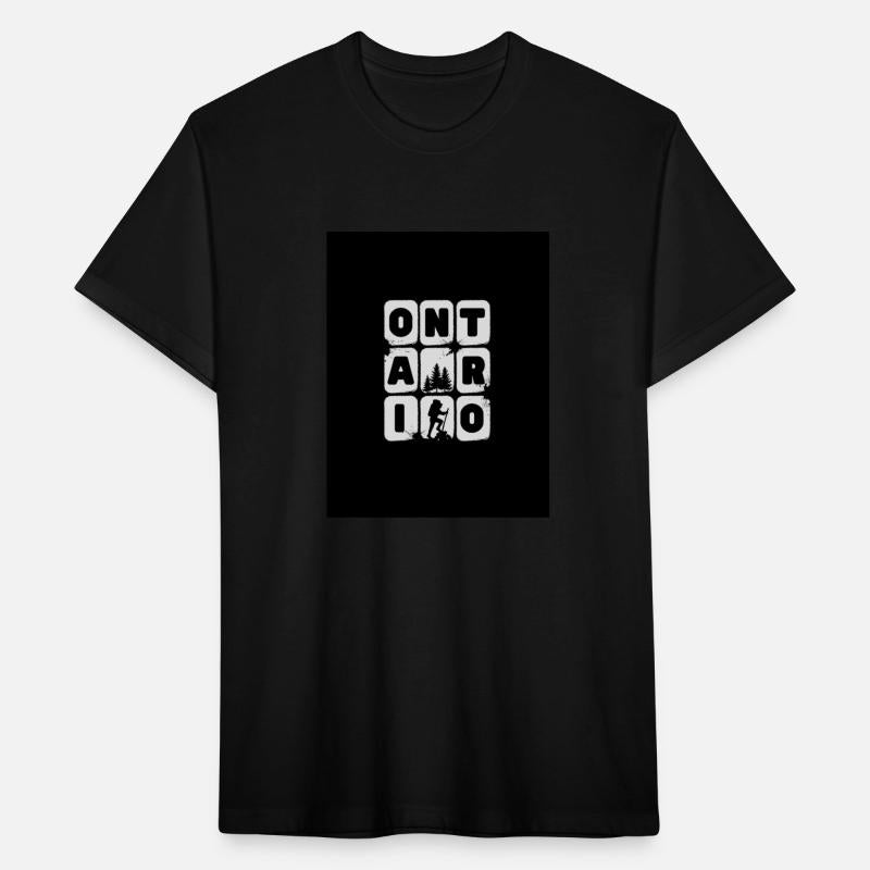 Ontario Explore Travel Illustrative Quote T Shirt