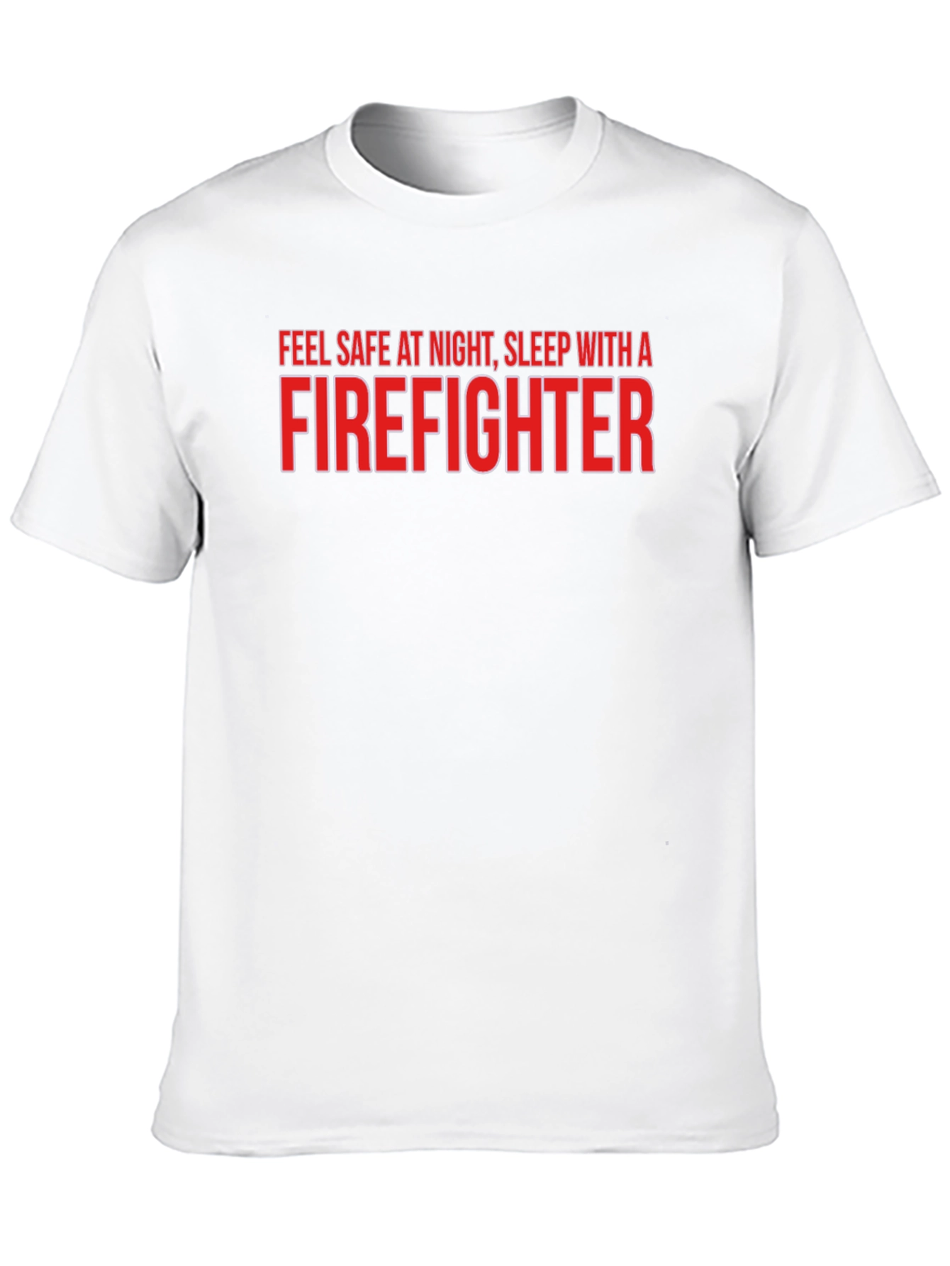 Firefighter Slogan Graphic Tee - Black