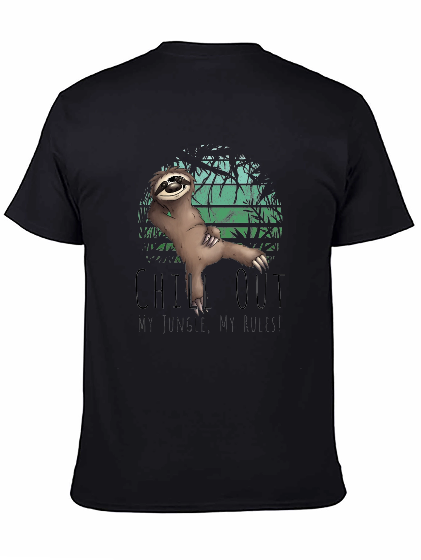 Chill Out Sloth Graphic T-Shirt - Jungle Style