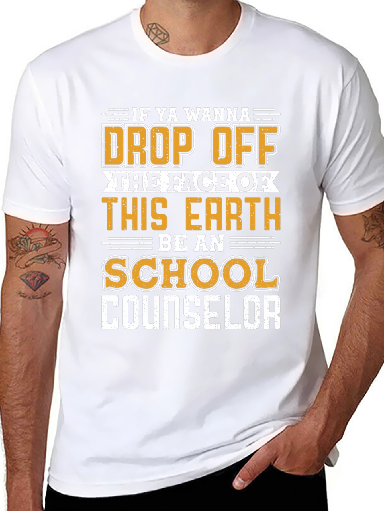 School Counselor Graphic Tee - Funny Quote