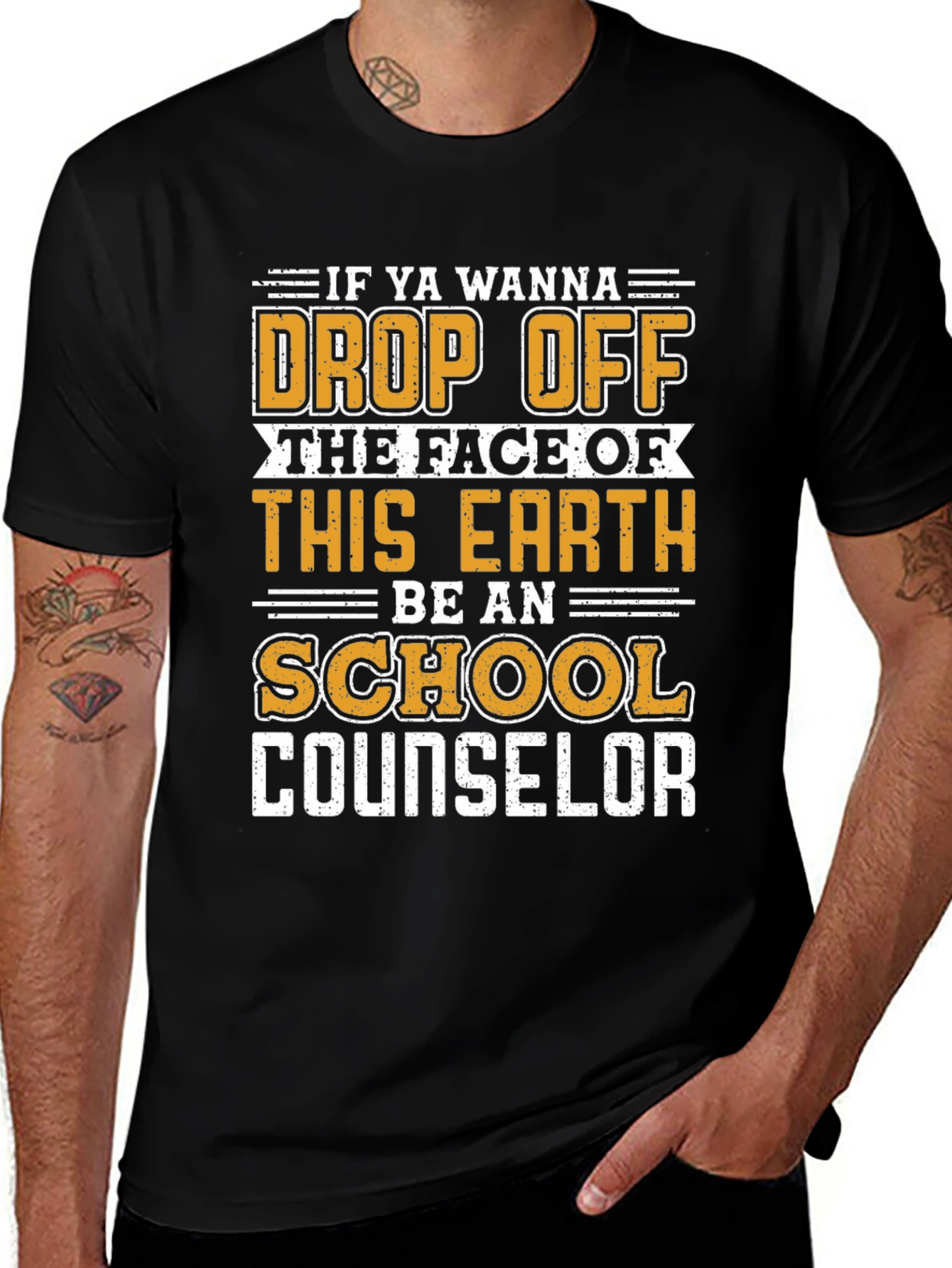 School Counselor Graphic Tee - Funny Quote