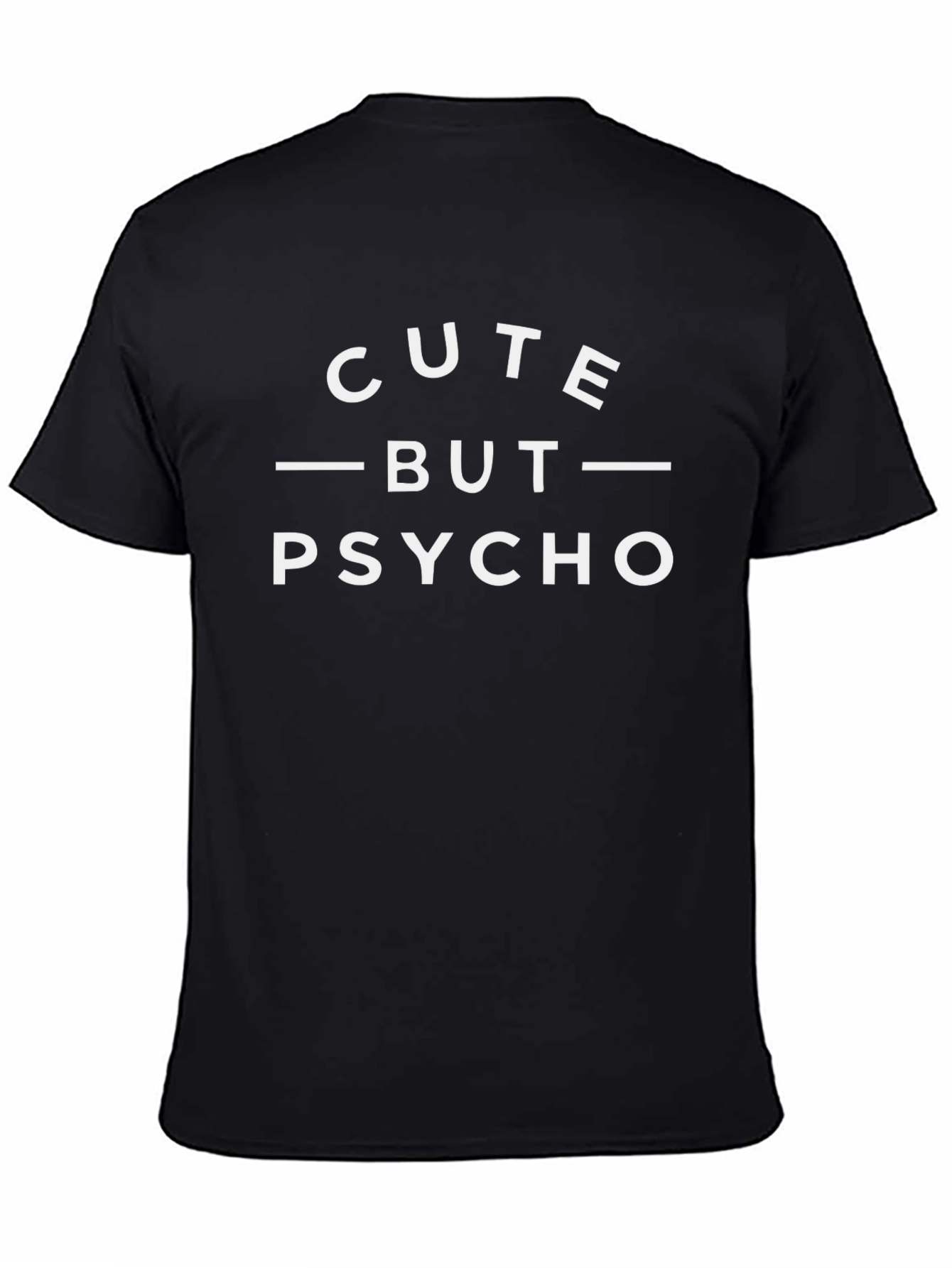 Cute But Psycho Graphic Tee - Black