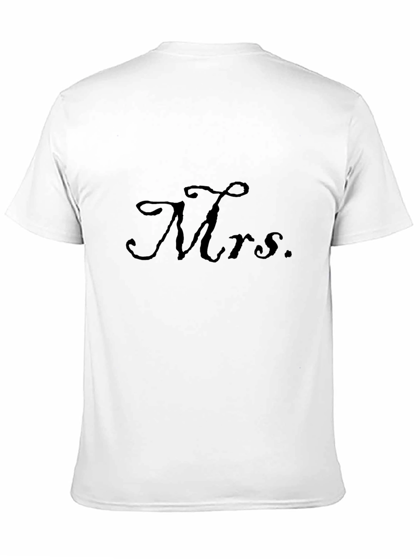 Mrs. Graphic T-Shirt - Black Casual Tee