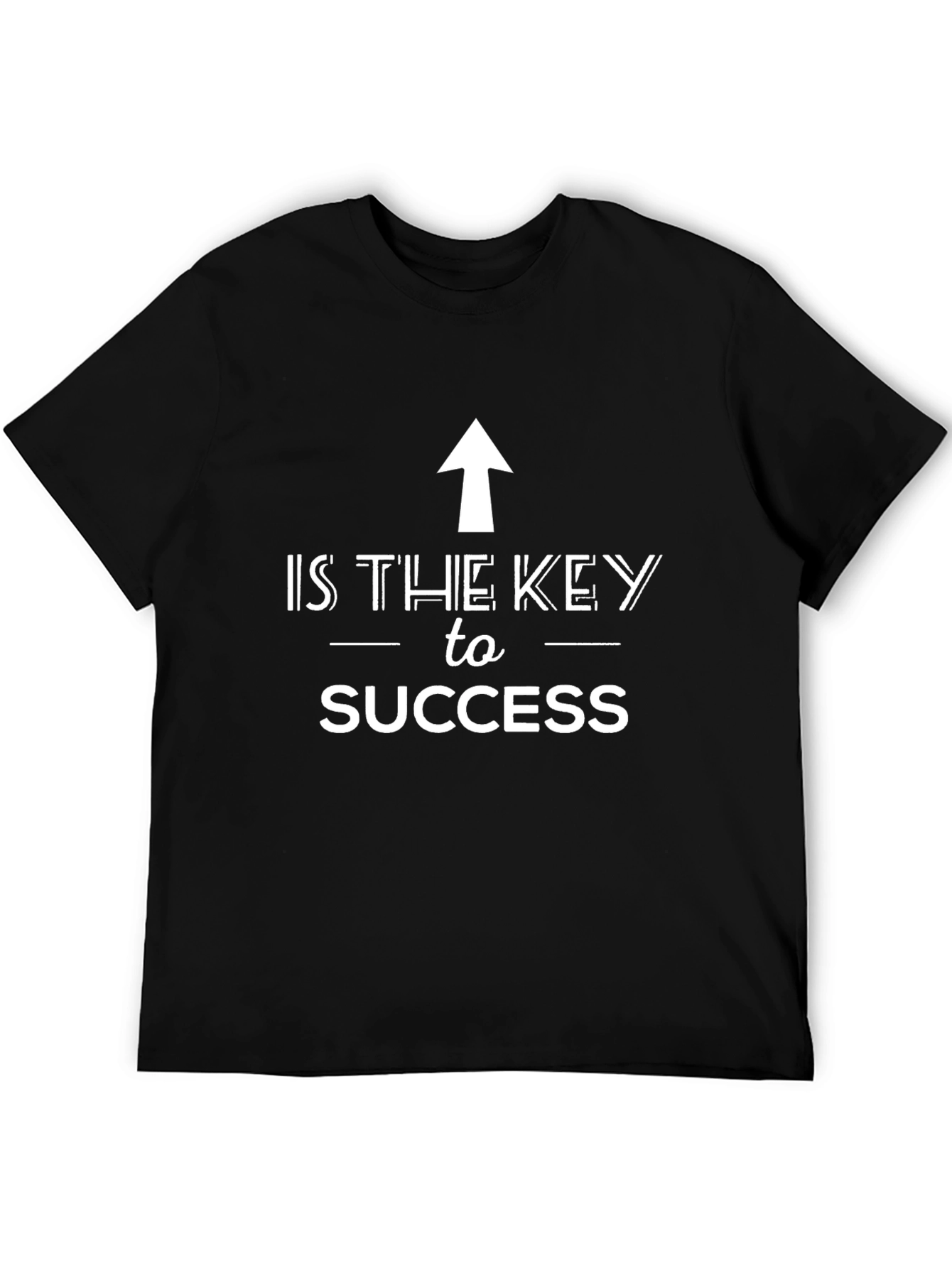 Success Graphic Black T-Shirt