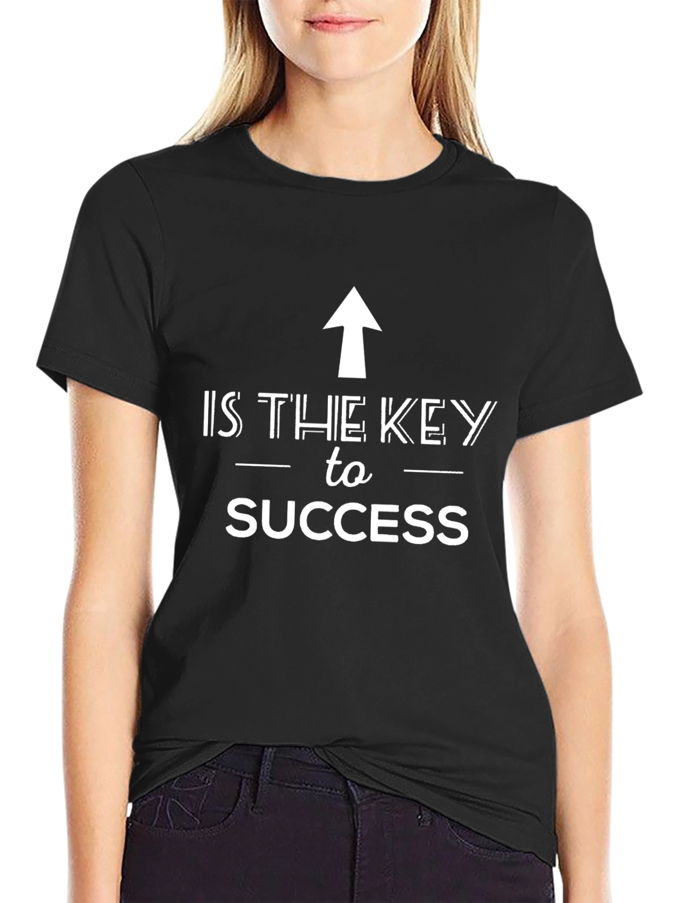 Success Graphic Black T-Shirt