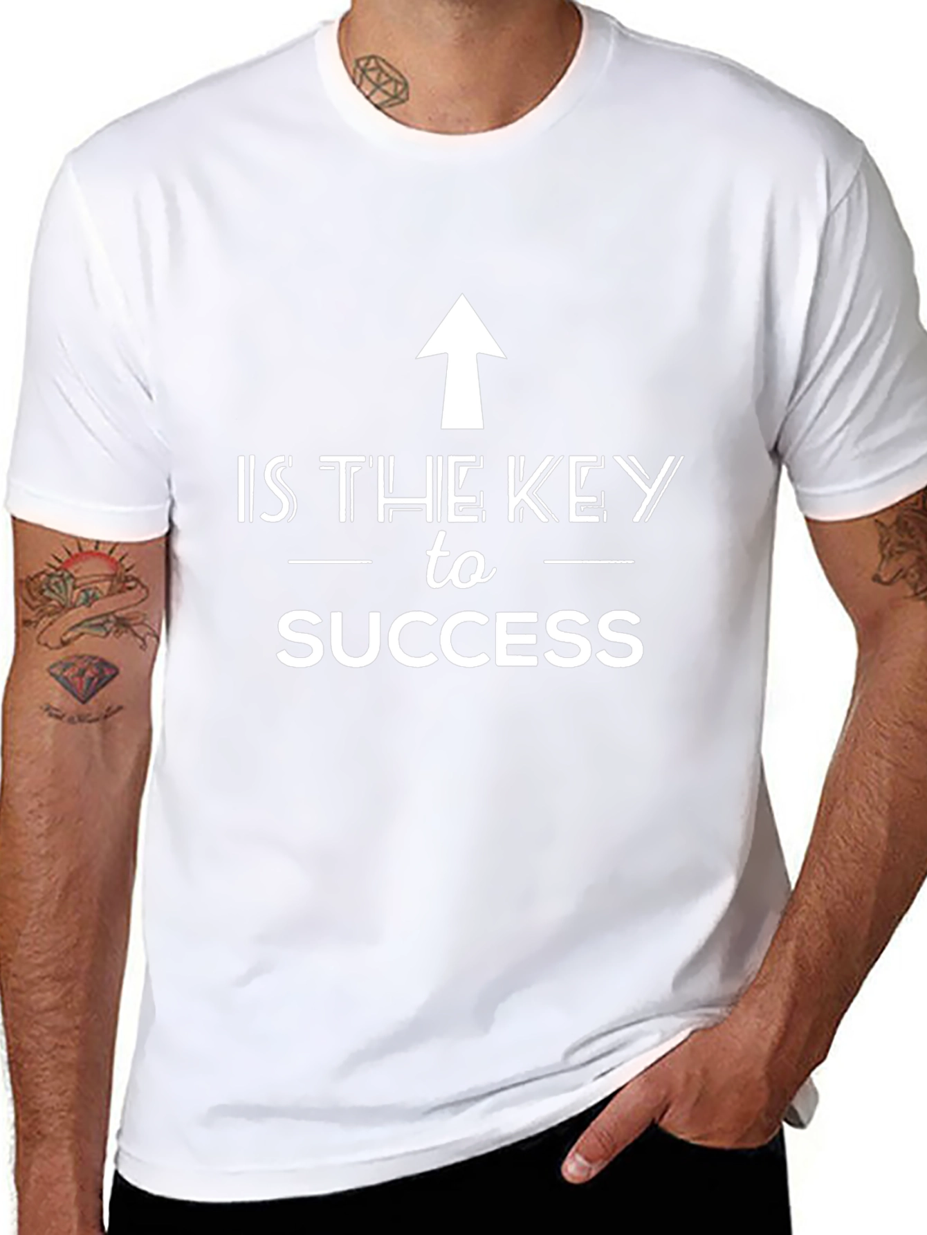 Success Graphic Black T-Shirt