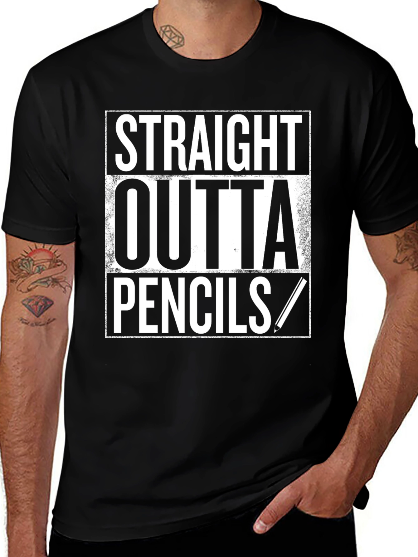 Straight Outta Pencils Graphic Tee
