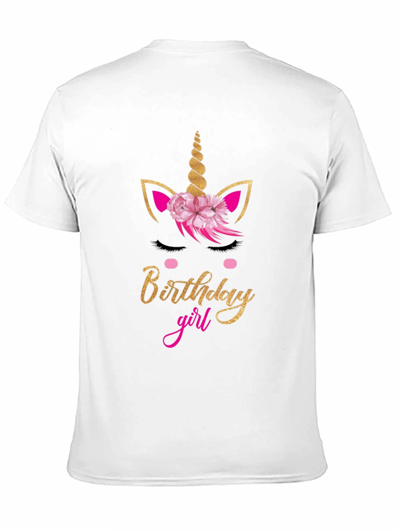 Birthday Girl Unicorn Graphic Tee