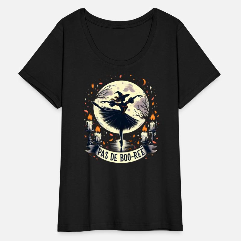 Pas De BOO Rée Funny Ballet Witch Halloween Dancer
