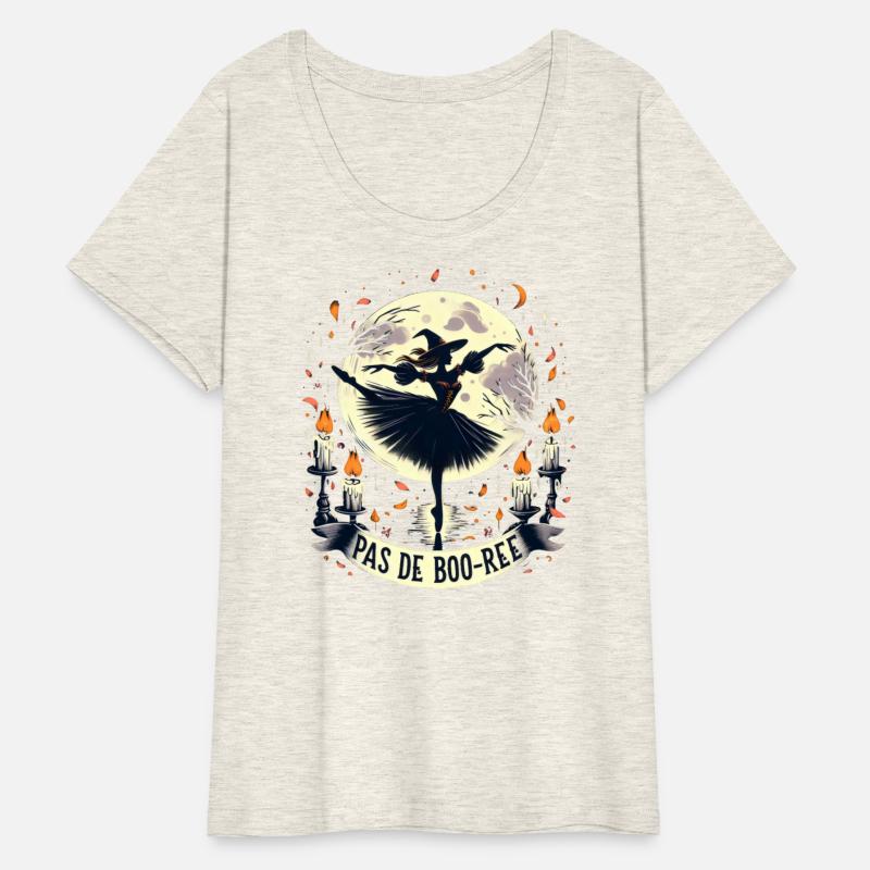Pas De BOO Rée Funny Ballet Witch Halloween Dancer