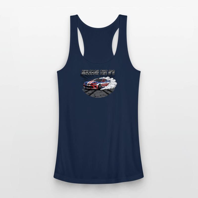 Patriotic American Muscle Car Tee