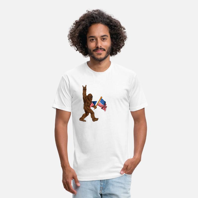 Patriotic Sasquatch Just Here To Bang Bigfoot 4Th