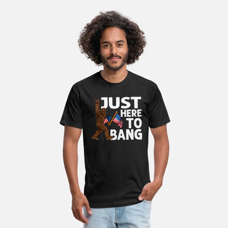 Patriotic Sasquatch Just Here To Bang Bigfoot 4Th