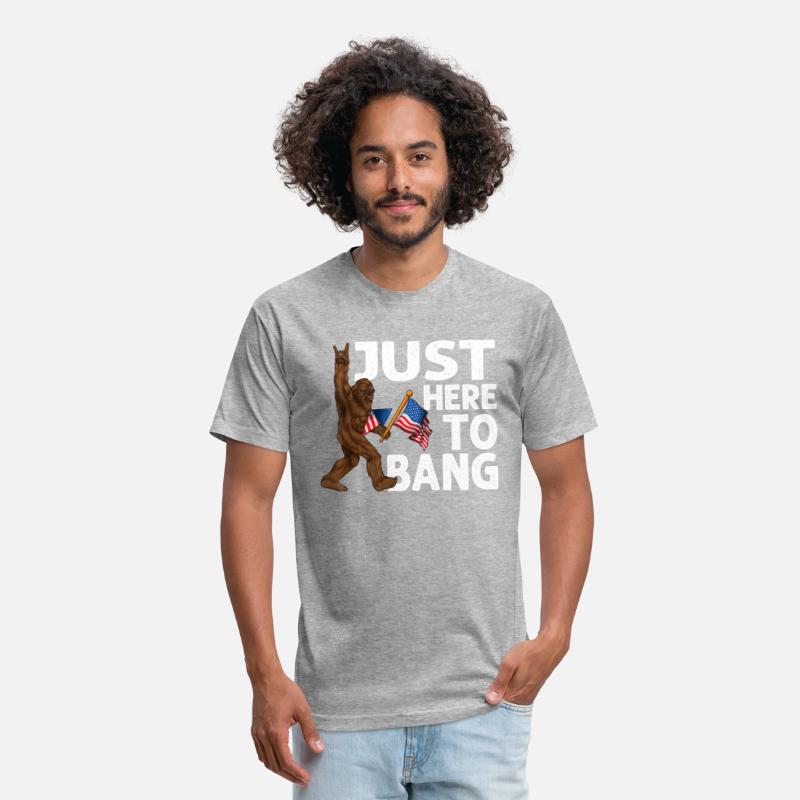 Patriotic Sasquatch Just Here To Bang Bigfoot 4Th