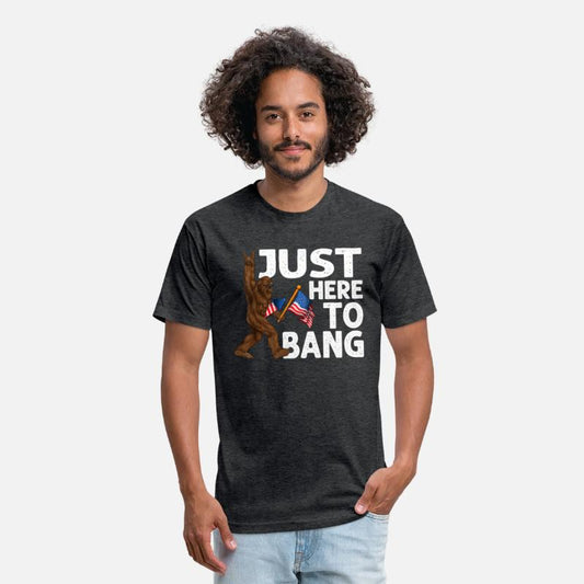 Patriotic Sasquatch Just Here To Bang Bigfoot 4Th