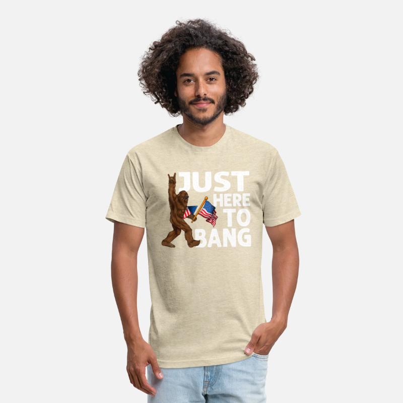 Patriotic Sasquatch Just Here To Bang Bigfoot 4Th