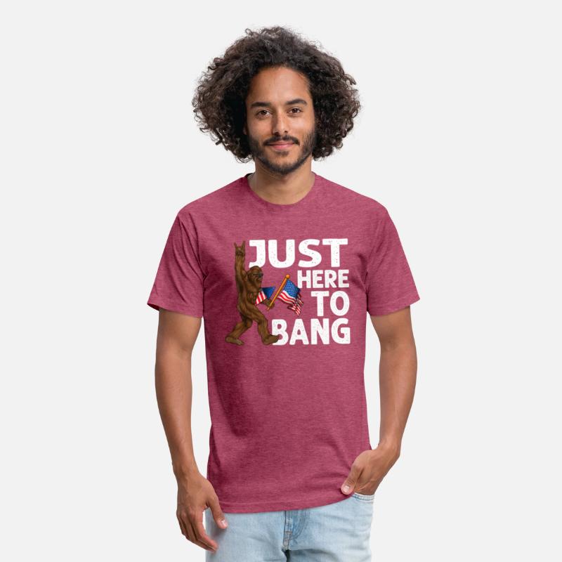 Patriotic Sasquatch Just Here To Bang Bigfoot 4Th