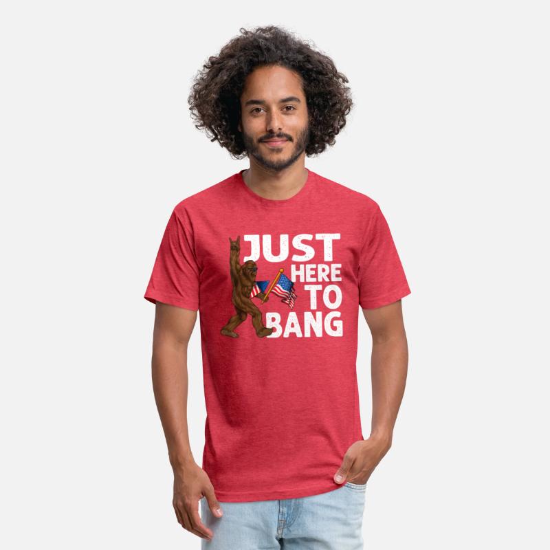 Patriotic Sasquatch Just Here To Bang Bigfoot 4Th