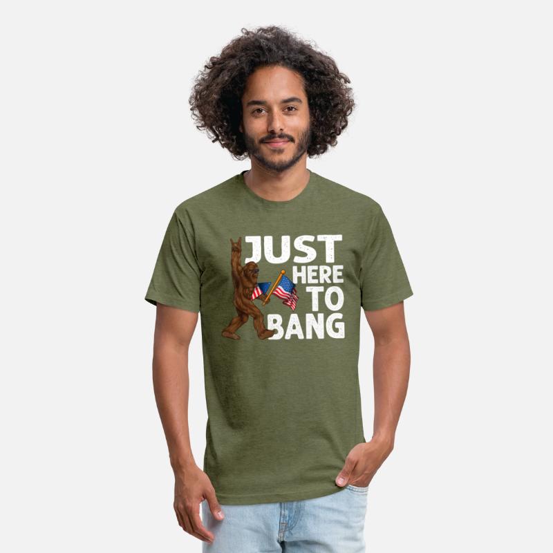 Patriotic Sasquatch Just Here To Bang Bigfoot 4Th