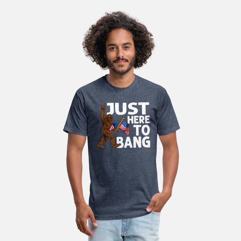 Patriotic Sasquatch Just Here To Bang Bigfoot 4Th