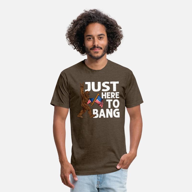 Patriotic Sasquatch Just Here To Bang Bigfoot 4Th