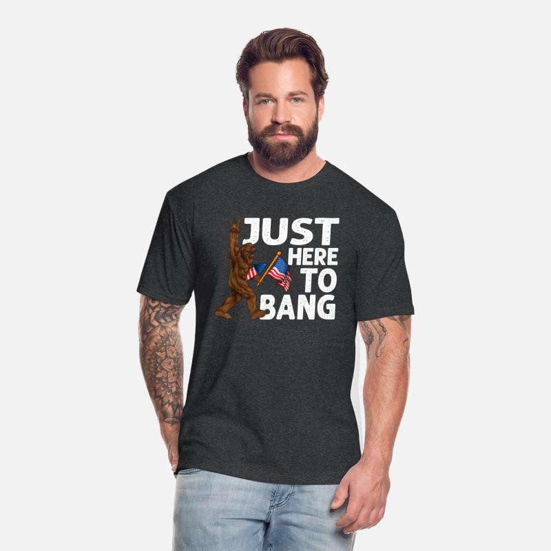 Patriotic Sasquatch Just Here To Bang Bigfoot 4Th