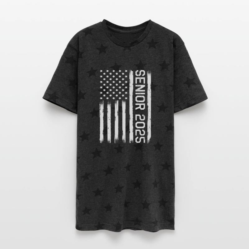 Patriotic Senior 2025 USA Flag