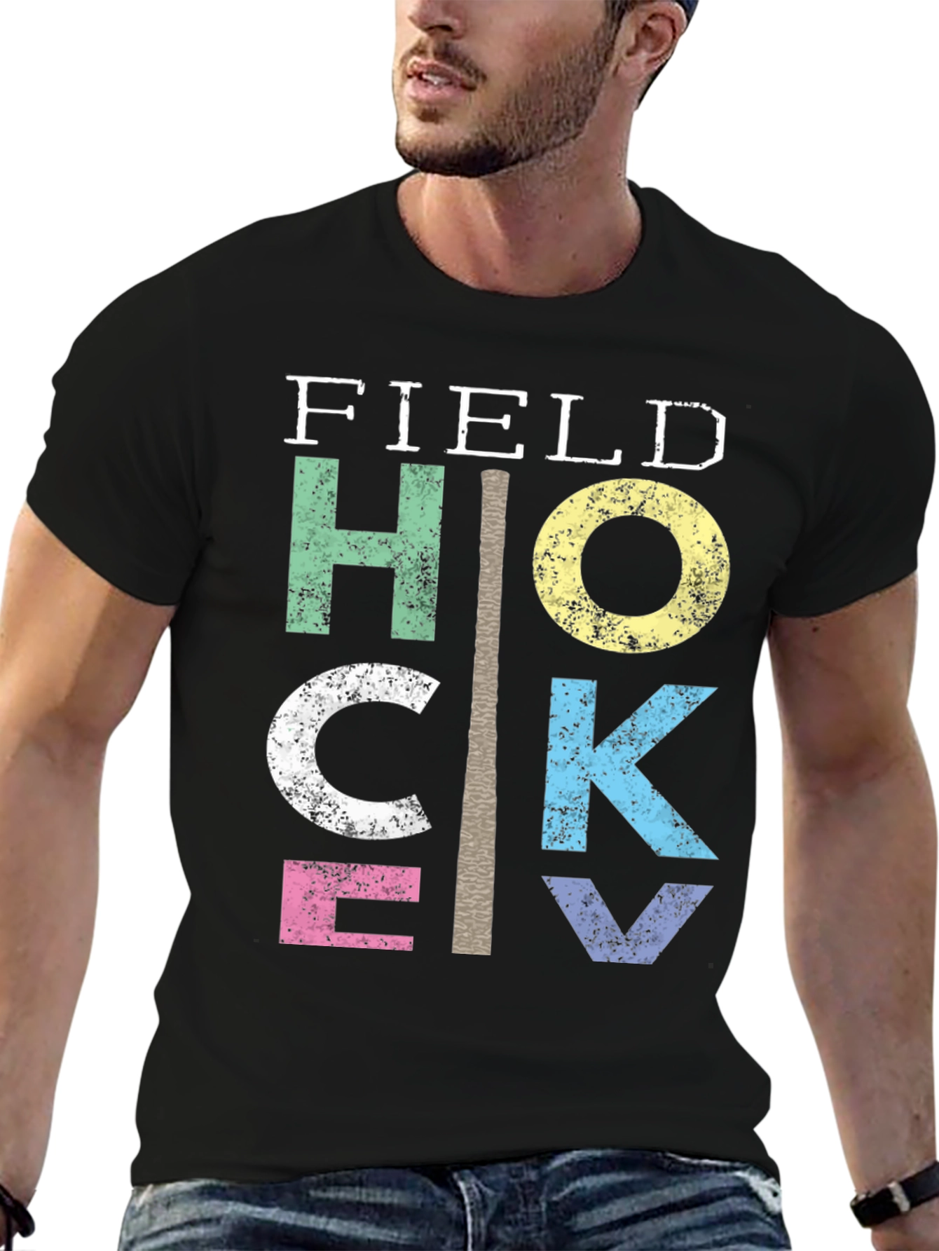 Field Hockey Graphic Tee - Unique Design