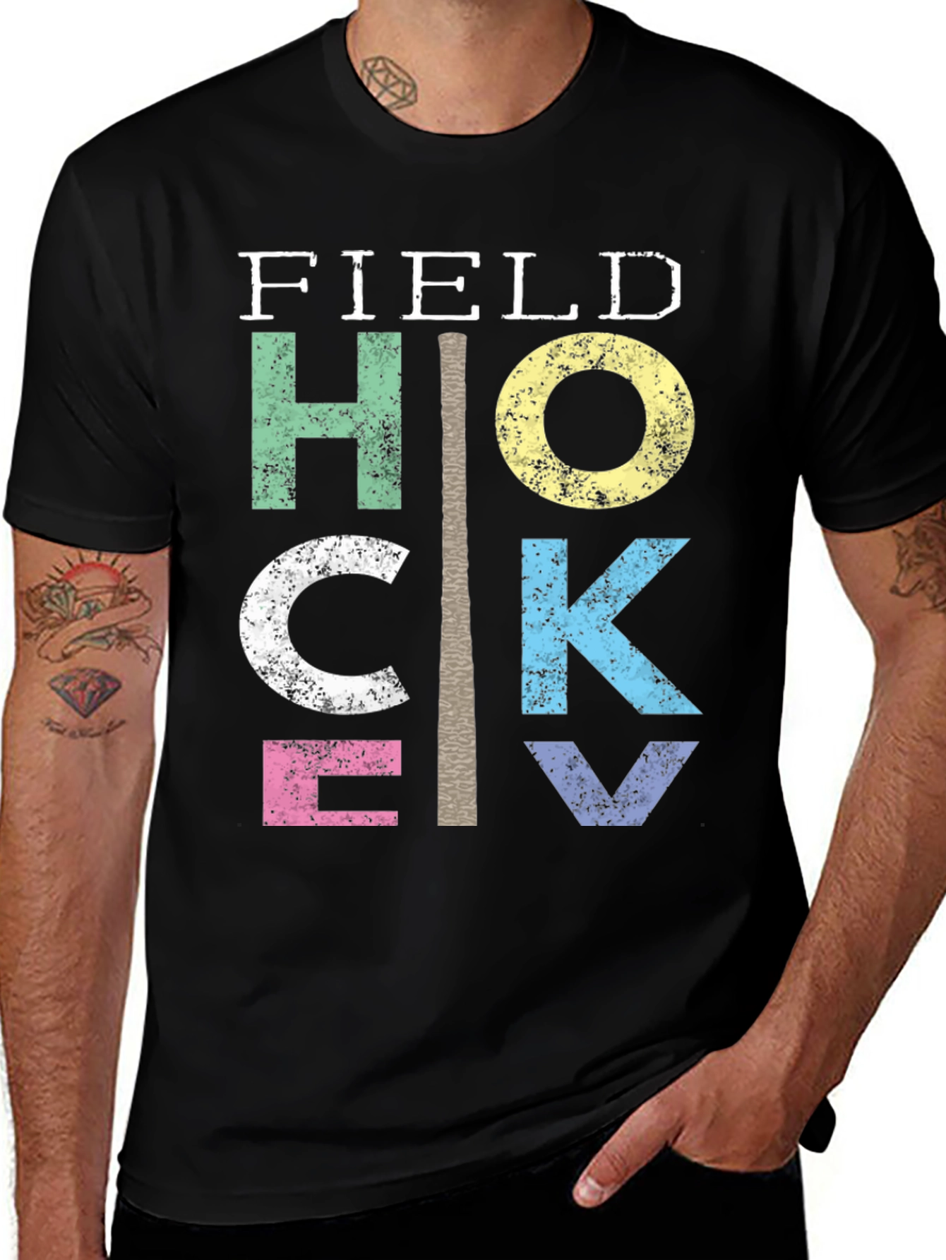Field Hockey Graphic Tee - Unique Design
